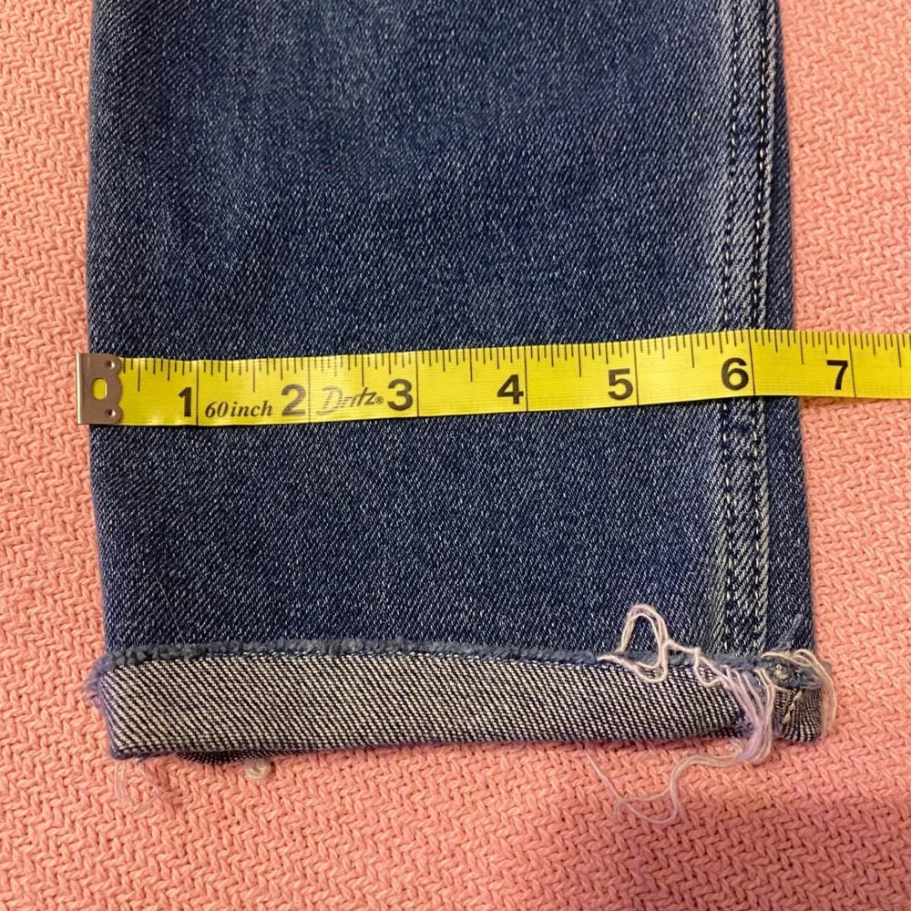Hollister Ultra High-Rise Mom Jeans Medium Wash Distressed W26‎ L29 3L